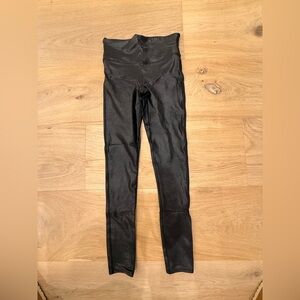 SPANX Gray Textured Leggings